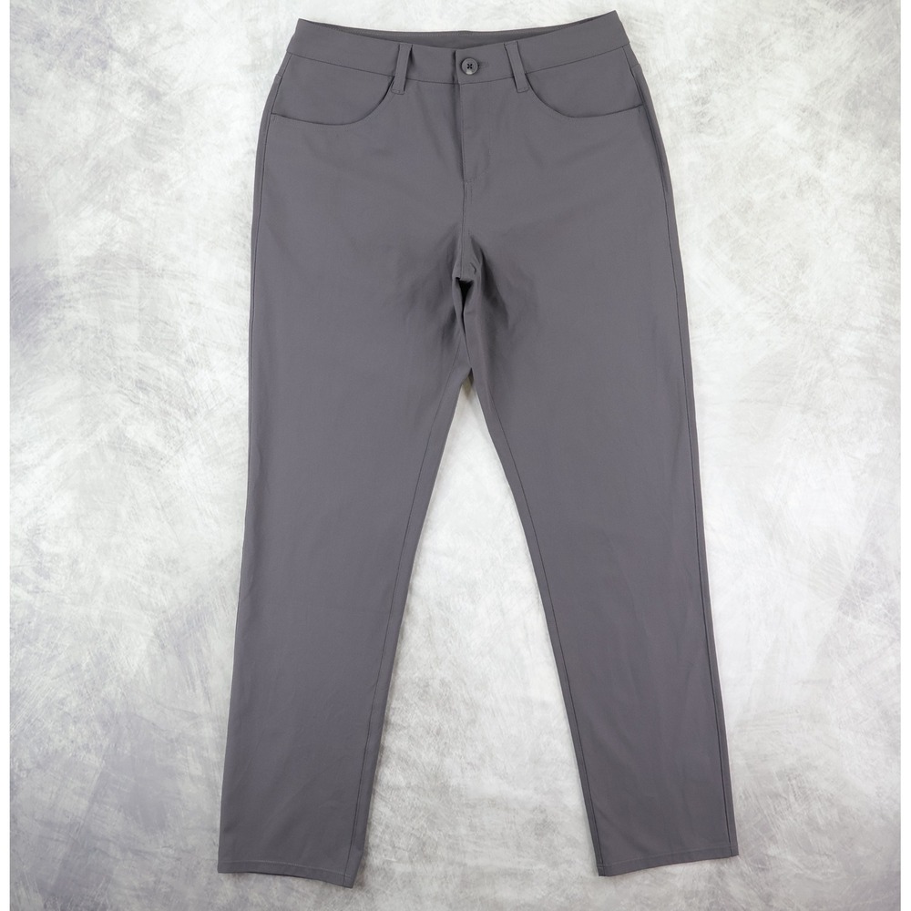 Vuori Meta Pants Mens 28x30 Charcoal Grey Performance Stretch Chino Trousers
